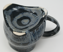 Load image into Gallery viewer, Black and glacier blue mug
