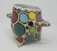 Load image into Gallery viewer, Mighty dotted tripod mug
