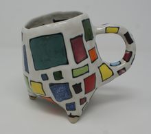 Load image into Gallery viewer, Beautiful &#39;squares&#39; mug
