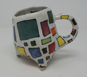 Beautiful 'squares' mug