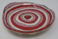 Load image into Gallery viewer, Large organic strawberry serving dish
