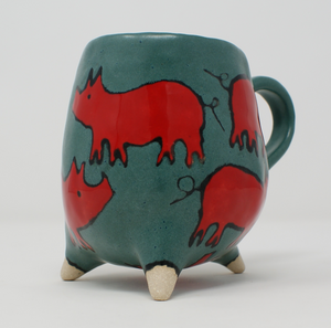 The Amazing Red Ugly Piggies Mug