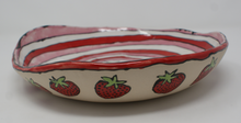 Load image into Gallery viewer, Large organic strawberry serving dish
