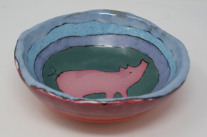 Adorable Ugly Pig Chunky Bowl