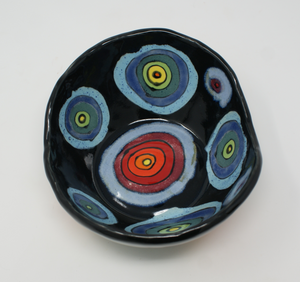 Gorgeous colourful heavy bowl