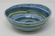 Load image into Gallery viewer, Blues and greens bowl
