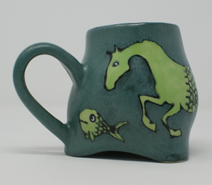 Seahorse and horsefish mug