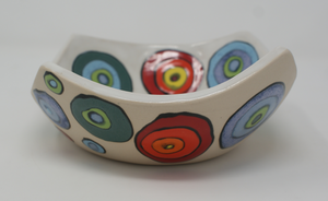 Gorgeous Square-ish Colourful Bowl