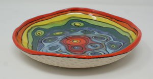 Mad rainbow plate