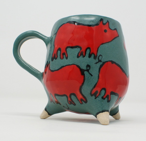 The Amazing Red Ugly Piggies Mug