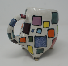 Load image into Gallery viewer, Beautiful &#39;squares&#39; mug
