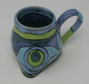 Blues and greens gorgeous mug