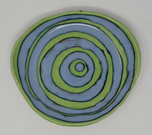 Sweet blue-green plate