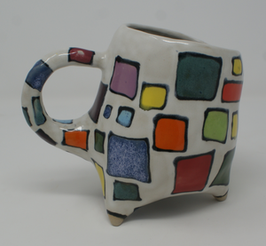 Beautiful 'squares' mug