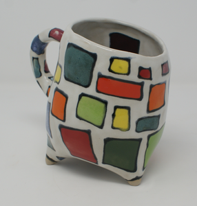 Beautiful 'squares' mug