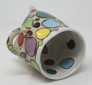 Mighty dotted tripod mug