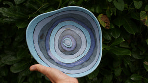 Medium gorgeous blues bowl