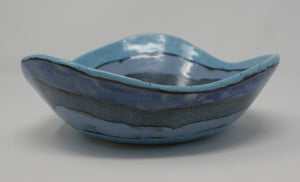 Medium gorgeous blues bowl