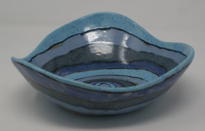 Medium gorgeous blues bowl