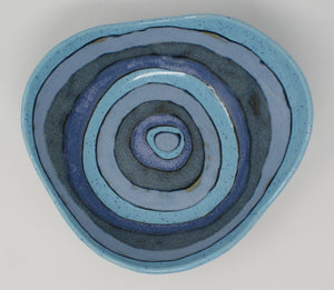 Medium gorgeous blues bowl