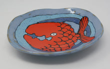 Załaduj obraz do przeglądarki galerii, Beautiful red fish plate-bowl
