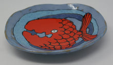 Załaduj obraz do przeglądarki galerii, Beautiful red fish plate-bowl
