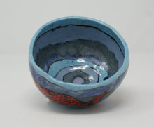 Load image into Gallery viewer, Cute red eel small round bowl
