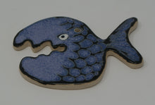 Load image into Gallery viewer, Blue Ugly Fish trinket
