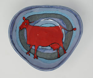 Red Cow bowl medium