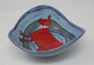 Red Cow bowl medium