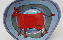 Load image into Gallery viewer, Red Cow bowl medium
