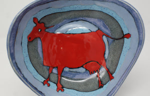 Red Cow bowl medium