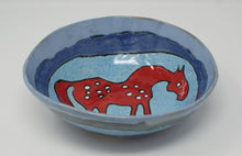 Load image into Gallery viewer, Sweet Red Horse bowl medium
