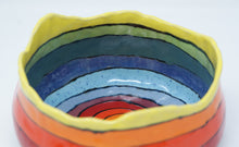 Load image into Gallery viewer, Pinched colourful bowl
