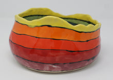 Load image into Gallery viewer, Pinched colourful bowl
