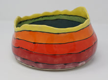 Load image into Gallery viewer, Pinched colourful bowl
