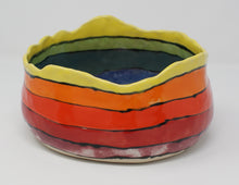 Load image into Gallery viewer, Pinched colourful bowl
