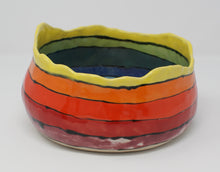 Load image into Gallery viewer, Pinched colourful bowl
