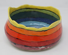 Load image into Gallery viewer, Pinched colourful bowl
