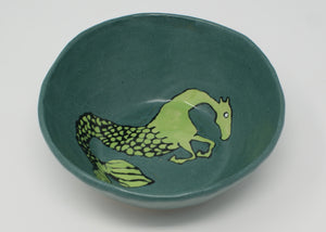 Small seahorse bowl