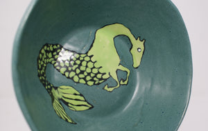 Small seahorse bowl