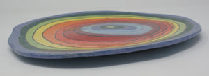 Medium/ large madly colourful plate
