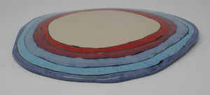 Medium/ large madly colourful plate