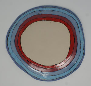 Medium/ large madly colourful plate