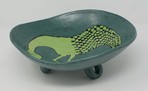 Bucephalus - medium serving seahorse bowl