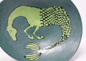 Bucephalus - medium serving seahorse bowl