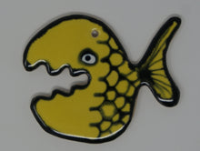 Load image into Gallery viewer, Yellow Ugly Fish trinket
