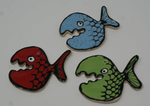 Set of three "second" Ugly Fishes