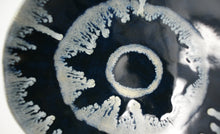 Load image into Gallery viewer, Black and glacier blue medium serving bowl
