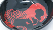 Load image into Gallery viewer, Lady in red (seahorse bowl)
